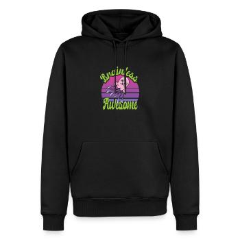 Jelly Whisperer - Männer Premium Bio Hoodie - Schwarz - Vorne - Nico (187cm)