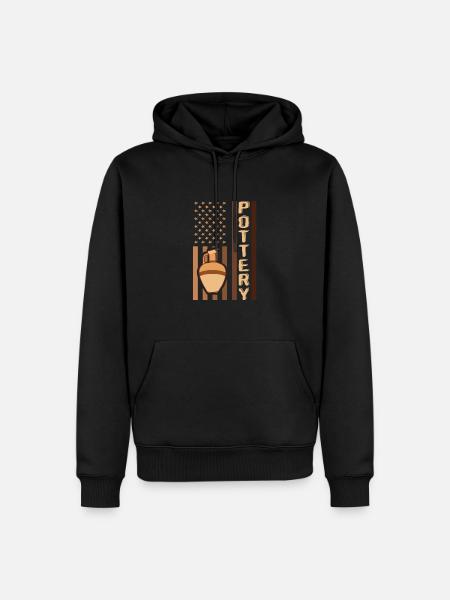 Make pottery - Men’s Premium Organic Hoodie - black