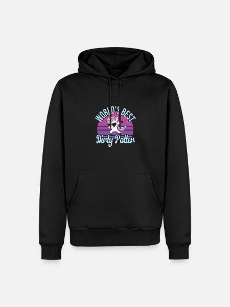 Make pottery - Men’s Premium Organic Hoodie - black