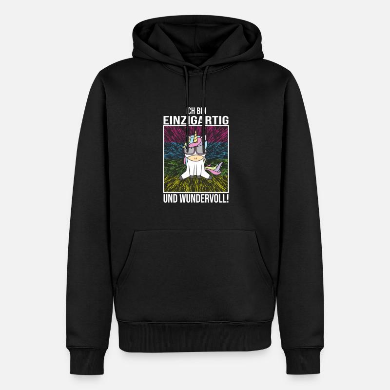 Malle - Männer Premium Bio Hoodie - Schwarz
