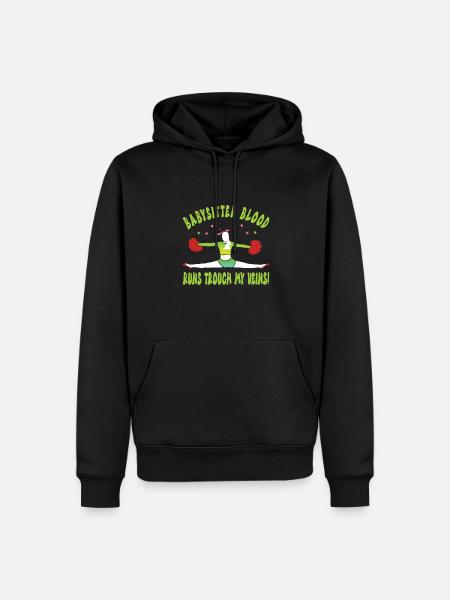 Babysitter - Men’s Premium Organic Hoodie - black