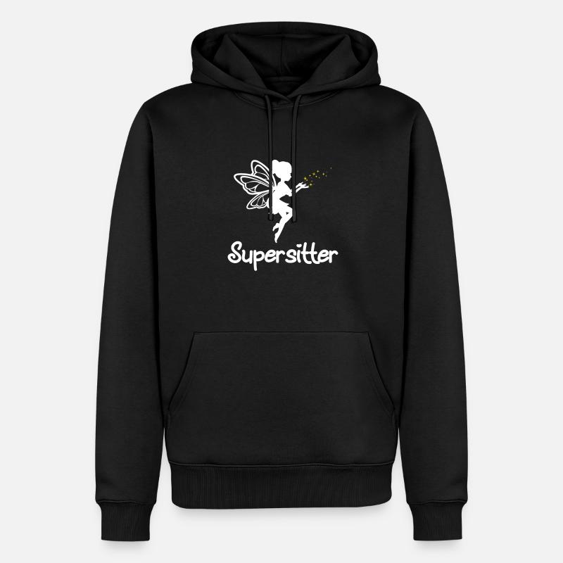 Baby-sitter - Sweat à capuche Premium bio Homme - noir