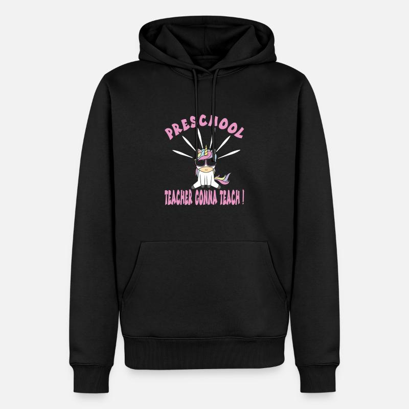 Kindergarten - Männer Premium Bio Hoodie - Schwarz