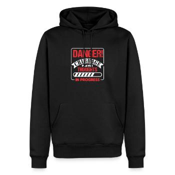 Cribbage - Männer Premium Bio Hoodie - Schwarz - Vorne - Nico (187cm)