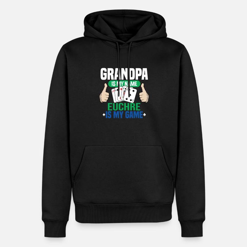 Euchre - Männer Premium Bio Hoodie - Schwarz