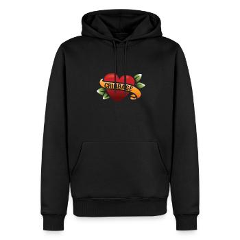 Cribbage - Männer Premium Bio Hoodie - Schwarz - Vorne - Nico (187cm)
