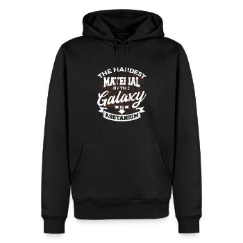 Locksmith - Men’s Premium Organic Hoodie - black - Front - Nico (187cm)