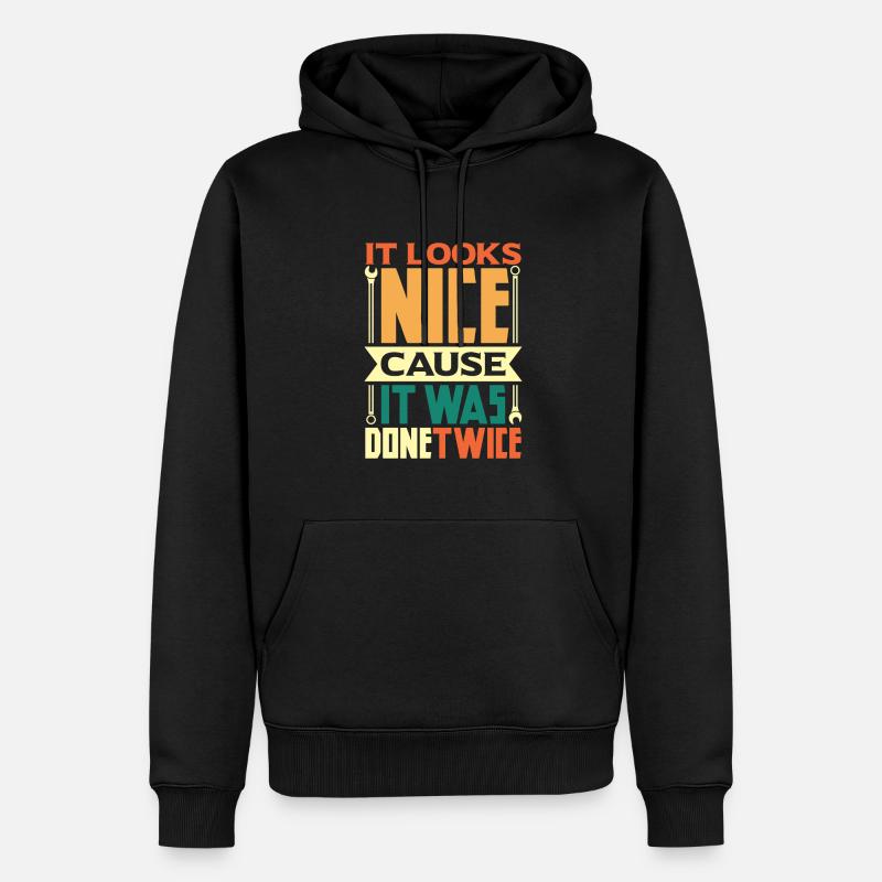 Serrurier Outilleur - Sweat à capuche Premium bio Homme - noir