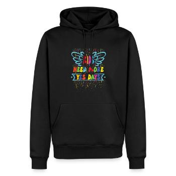 Yes Day Geburtstag - Männer Premium Bio Hoodie - Schwarz - Vorne - Nico (187cm)