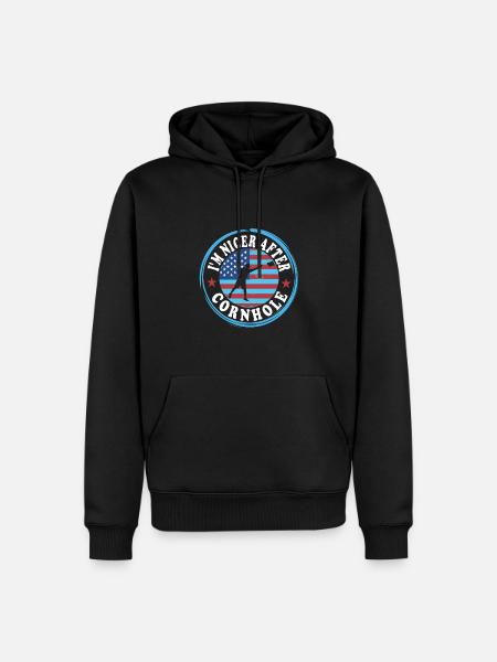 Cornhole - Sweat à capuche Premium bio Homme - noir