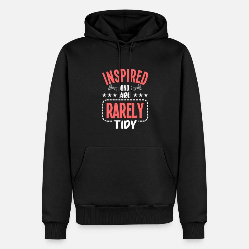 Basteln - Männer Premium Bio Hoodie - Schwarz