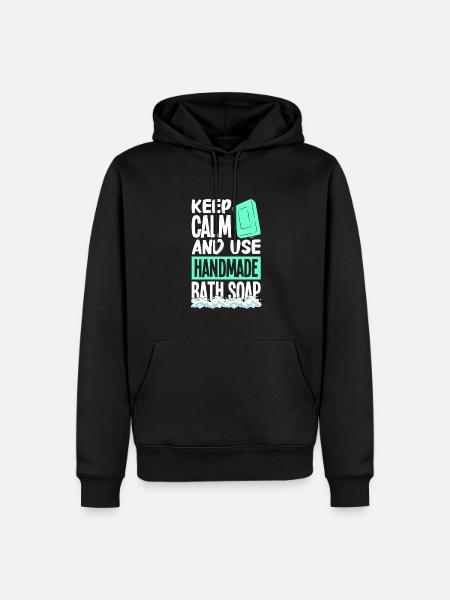 Making soap - Men’s Premium Organic Hoodie - black
