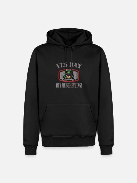Yes Day - Men’s Premium Organic Hoodie - black
