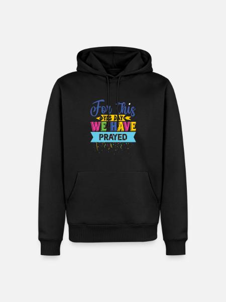 Yes Day - Men’s Premium Organic Hoodie - black