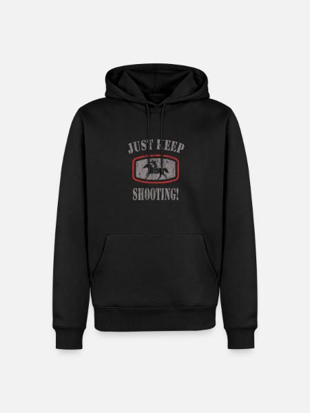 Horseback Archery - Men’s Premium Organic Hoodie - black