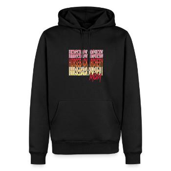 Horseback Archery - Männer Premium Bio Hoodie - Schwarz - Vorne - Nico (187cm)