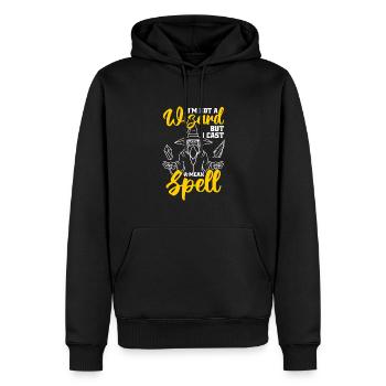 Jeu de rôle - Sweat à capuche Premium bio Homme - noir - Devant - Nico (187cm)