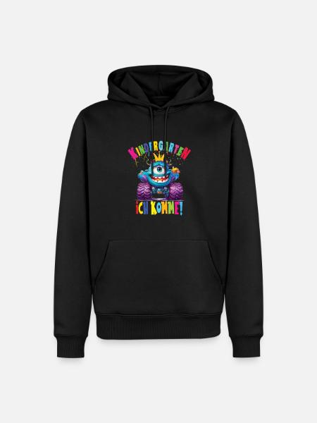 Kindergarten - Männer Premium Bio Hoodie - Schwarz