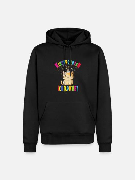 Kindergarten - Männer Premium Bio Hoodie - Schwarz