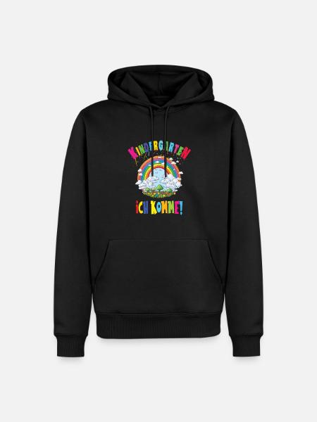 Kindergarten - Männer Premium Bio Hoodie - Schwarz