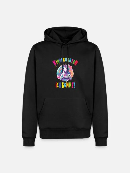 Kindergarten - Männer Premium Bio Hoodie - Schwarz