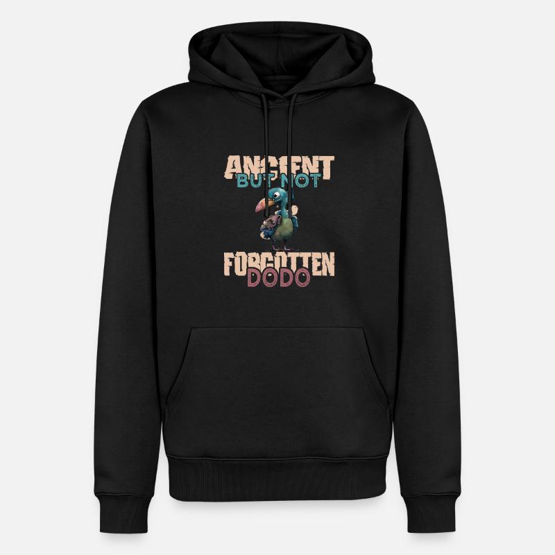 Dodo - Männer Premium Bio Hoodie - Schwarz