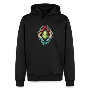 Gurken - Männer Premium Bio Hoodie - Schwarz - Vorne - Nico (187cm)