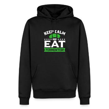 Gurken - Männer Premium Bio Hoodie - Schwarz - Vorne - Nico (187cm)