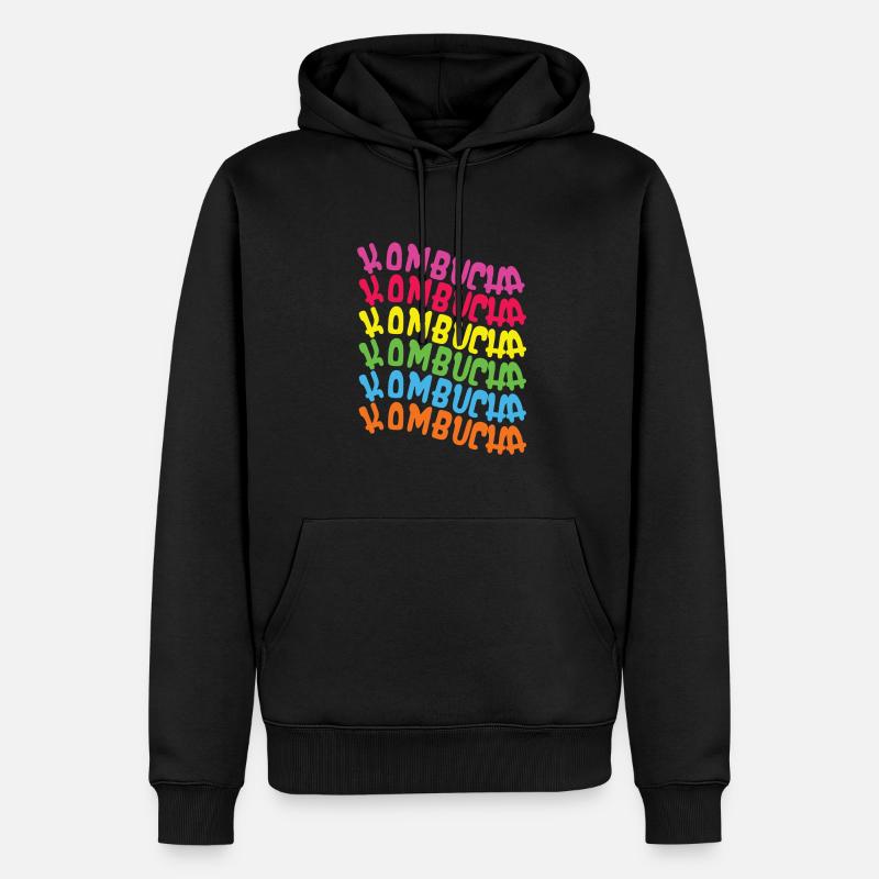 Fermentation - Sweat à capuche Premium bio Homme - noir