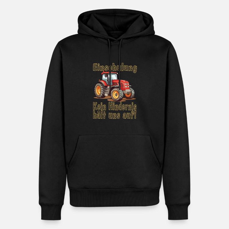 Schulkind - Männer Premium Bio Hoodie - Schwarz