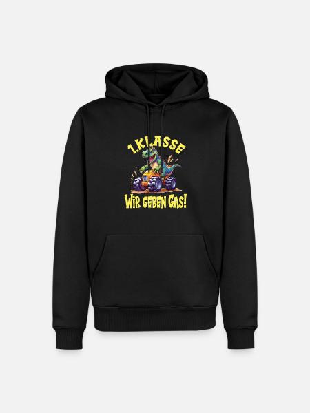 Schuljahr 1 - Männer Premium Bio Hoodie - Schwarz