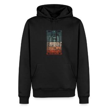Goth Emo - Men’s Premium Organic Hoodie - black - Front - Nico (187cm)