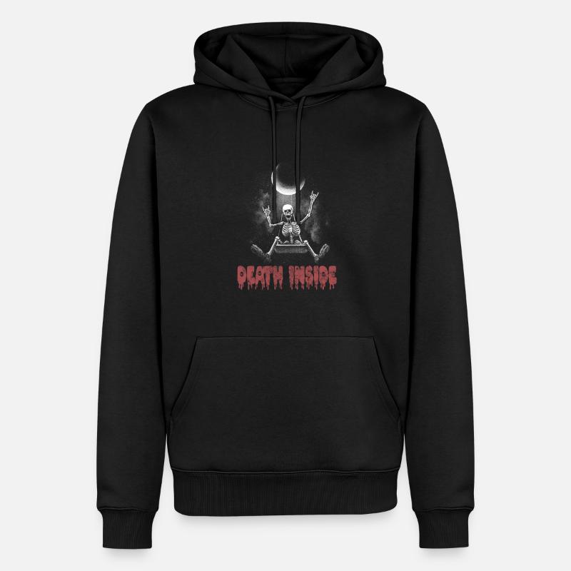 Goth Emo - Männer Premium Bio Hoodie - Schwarz