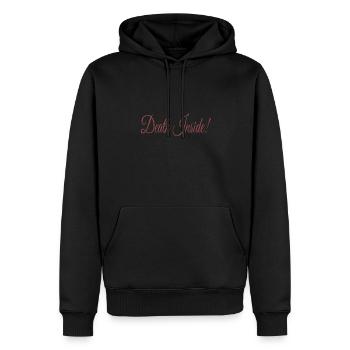 Goth Emo - Sweat à capuche Premium bio Homme - noir - Devant - Nico (187cm)