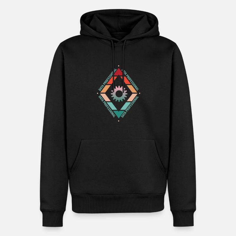 Daten Analytiker Datenschutz Beauftragter - Männer Premium Bio Hoodie - Schwarz