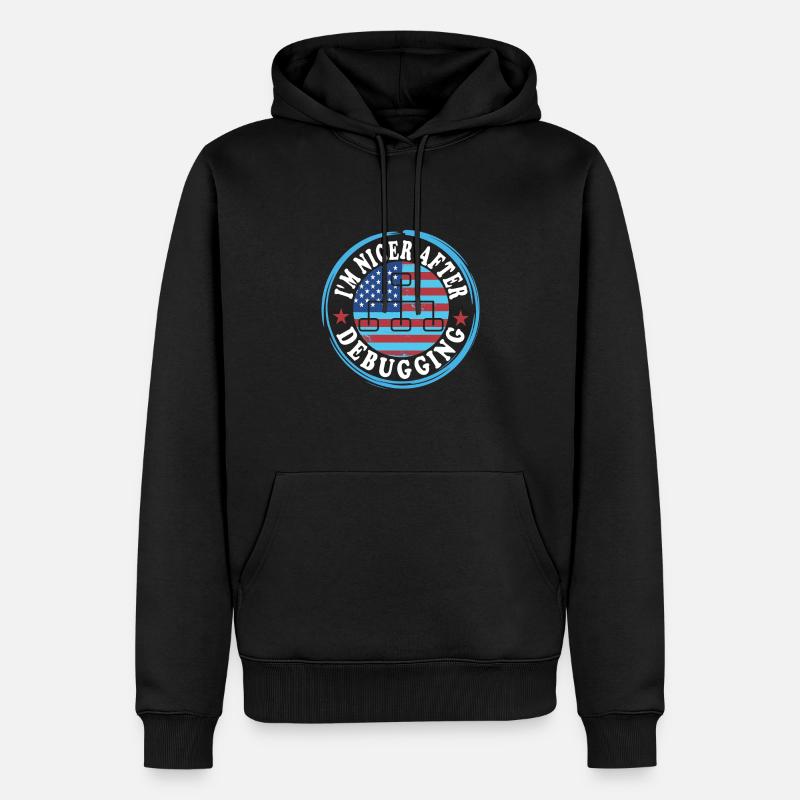 Network Engineer - Männer Premium Bio Hoodie - Schwarz