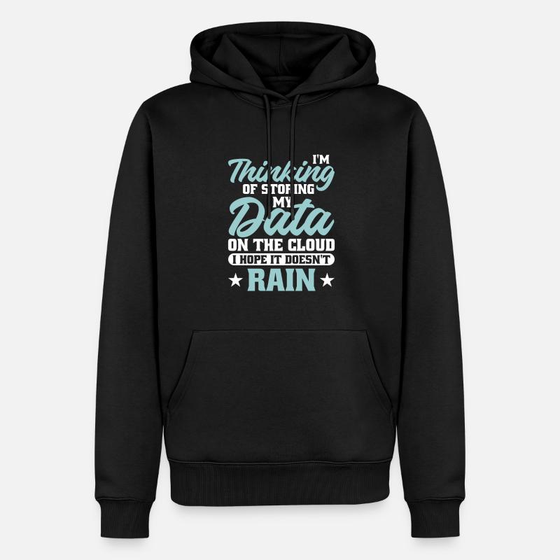 Daten Analytiker Datenschutz Beauftragter - Männer Premium Bio Hoodie - Schwarz