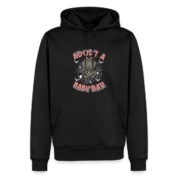 Goth Emo - Men’s Premium Organic Hoodie - black - Front - Nico (187cm)