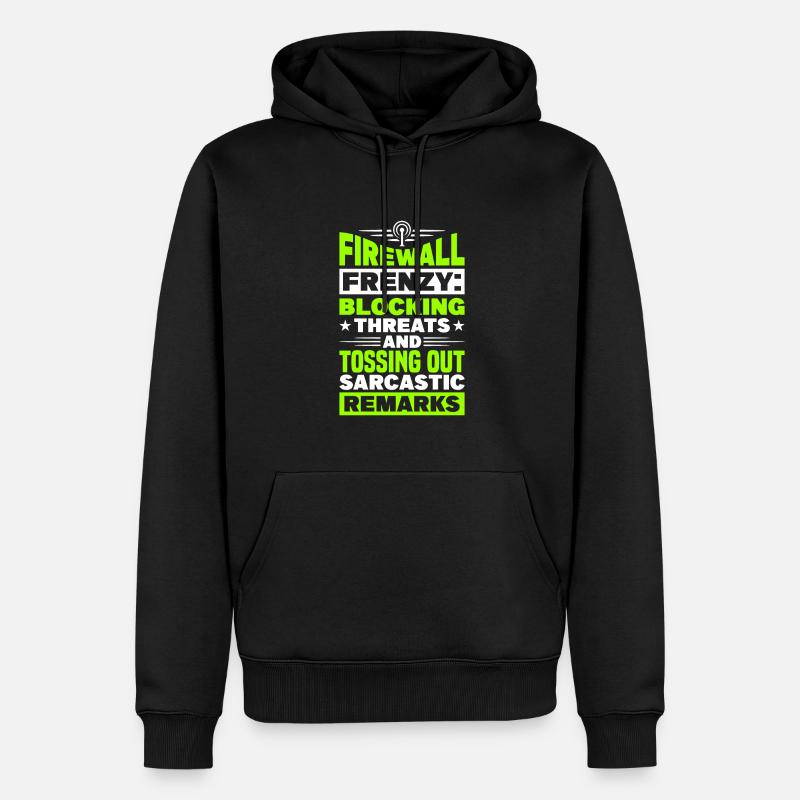 Network Engineer - Männer Premium Bio Hoodie - Schwarz