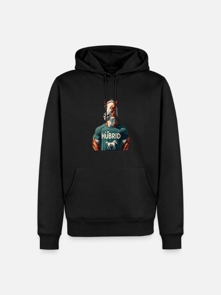 Hübrid - Men’s Premium Organic Hoodie - black