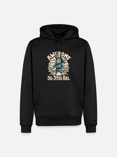Jiu Jitsu - Sweat à capuche Premium bio Homme - noir