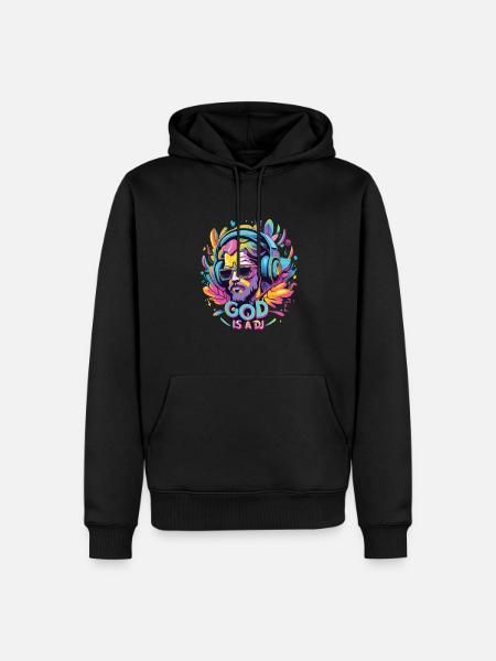 DJing - Men’s Premium Organic Hoodie - black