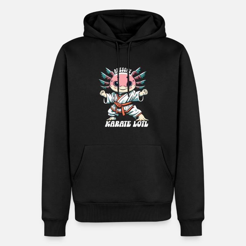 Karate - Männer Premium Bio Hoodie - Schwarz
