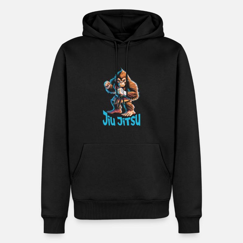 Jiu Jitsu - Männer Premium Bio Hoodie - Schwarz