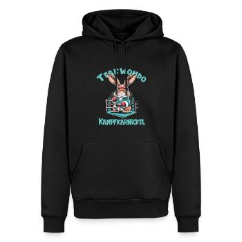Teakwondo - Männer Premium Bio Hoodie - Schwarz - Vorne - Nico (187cm)