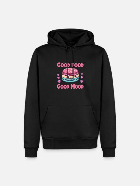 French food - Men’s Premium Organic Hoodie - black