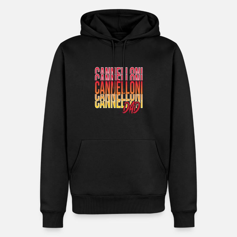 Cuisine italienne - Sweat à capuche Premium bio Homme - noir