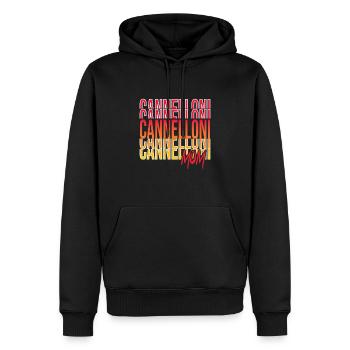 Italienisches Essen - Männer Premium Bio Hoodie - Schwarz - Vorne - Nico (187cm)