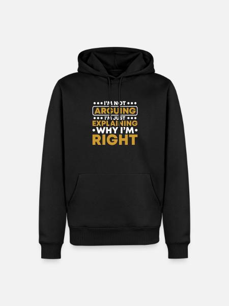 Philosophy - Men’s Premium Organic Hoodie - black