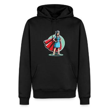 Altenpflegerin - Männer Premium Bio Hoodie - Schwarz - Vorne - Nico (187cm)
